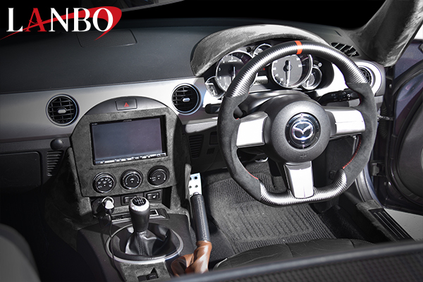 LANBO プレミアムスポーツ ステアリング MAZDAロードスター ［NCEC］