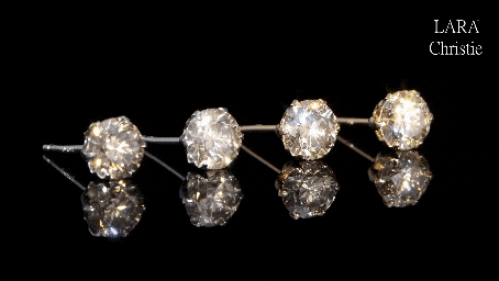 ピアス 両耳 ダイヤモンド 計 1.0ct（片耳 0.5ct）一粒 スタッド K18