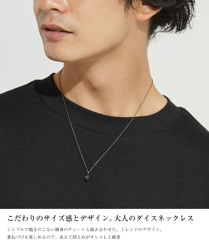 ネックレス メンズ シルバー925 sv925 ディスティニーダイス p8778-b