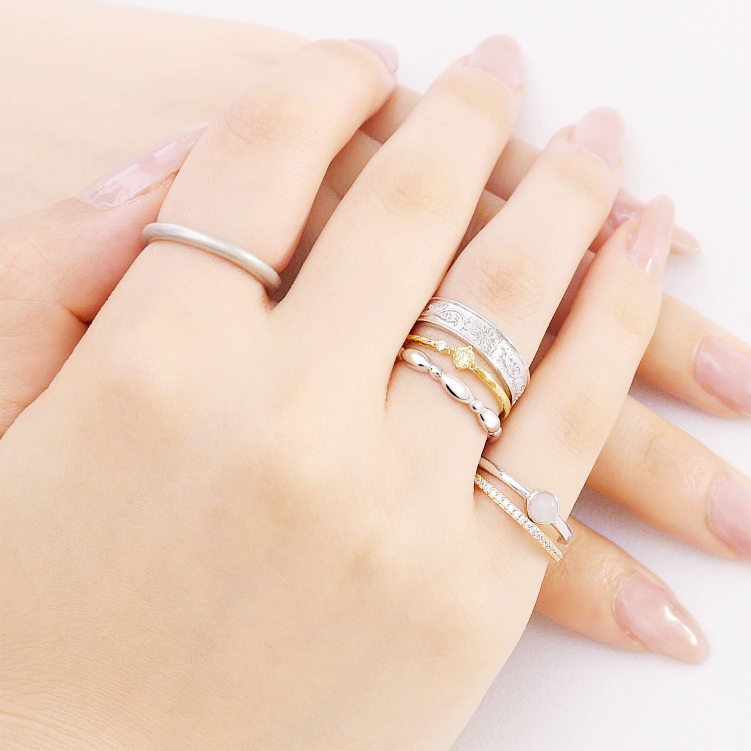 ピンキーリング レディース シルバー925 シルバー ハートデザイン