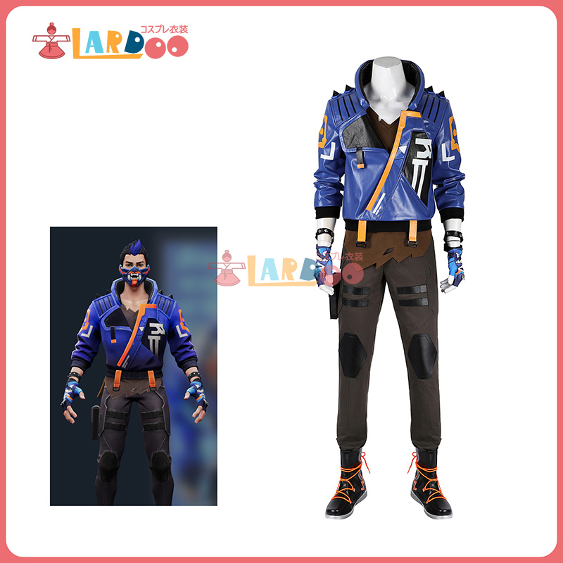ヴァロラント VALORANT ヨル/Yoru マスク付き コスプレ衣装