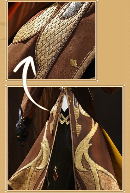 三分妄想1/3Delusion】原神 Genshin 鍾離-しょうり-Zhongli コスプレ