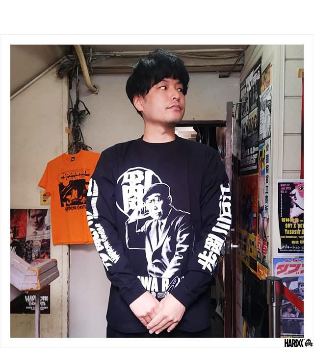 ハードコアチョコレート) HARDCORE CHOCOLATE 江戸川乱歩 長袖Tシャツ