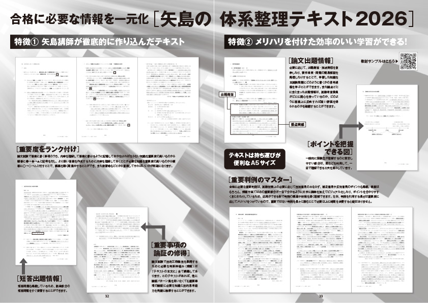 矢島の速修インプット講座 - 司法試験 予備試験｜LEC東京リーガルマインド