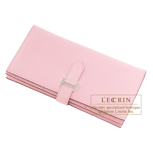 エルメス ベアンスフレ ローズサクラ シェブルミゾル シルバー金具