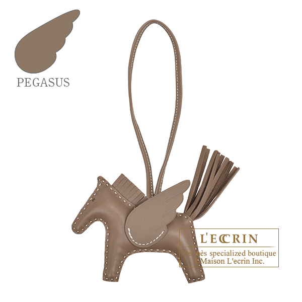 エルメス ロデオチャームペガサスPM エトゥープ アニョーミロ/スイフト