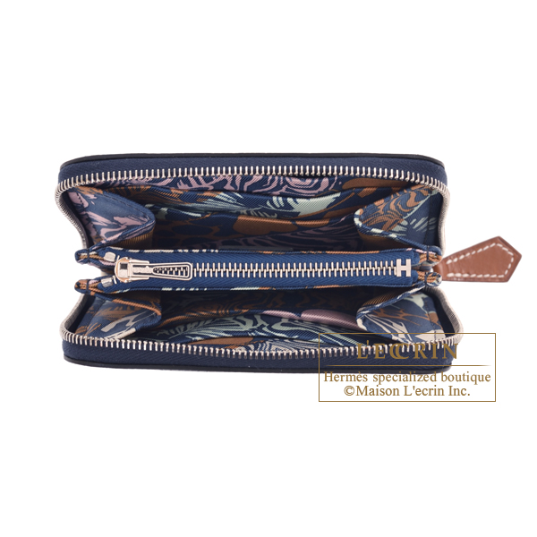 エルメス アザップ シルクイン コンパクト ブルードプリュス/ ブルー