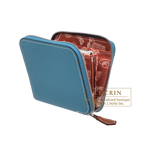 エルメス アザップ シルクイン コンパクト ニューブルージーン