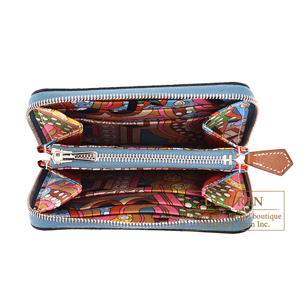 エルメス アザップ シルクイン コンパクト ブルージーン/ ブルージーン