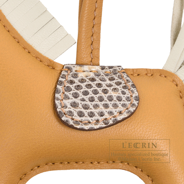 エルメス ロデオチャームタッチPM セサミ/クレ/デゼール アニョーミロ