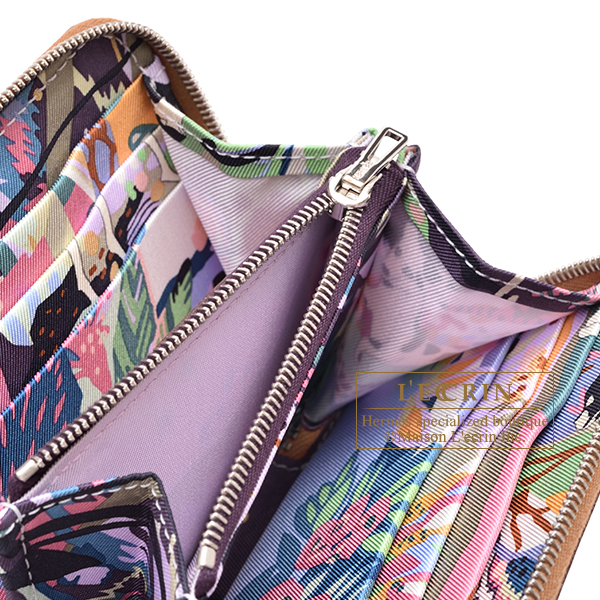 エルメス アザップ シルクイン コンパクト ゴールド/ カシス ヴォー