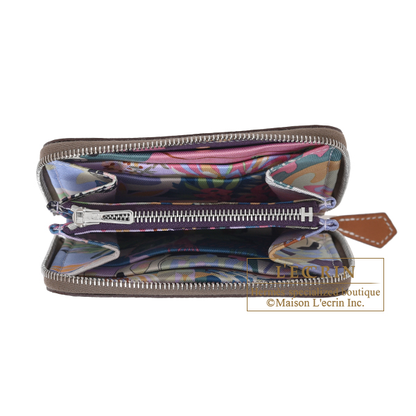 エルメス アザップ シルクイン コンパクト エトゥープ/ カシス ヴォー