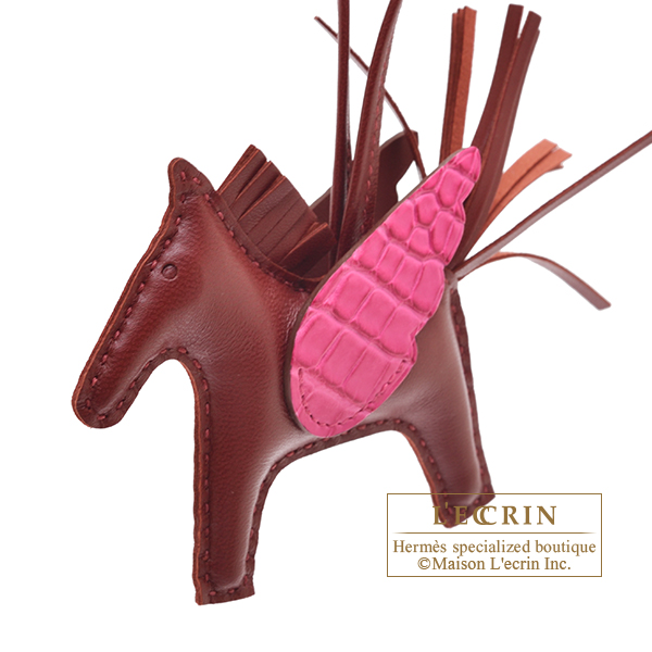 エルメス ロデオチャームペガサスタッチPM ルージュアッシュ/ ローズ