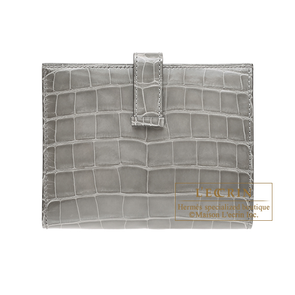 エルメス ベアンコンパクト グリシマン クロコダイル アリゲーター