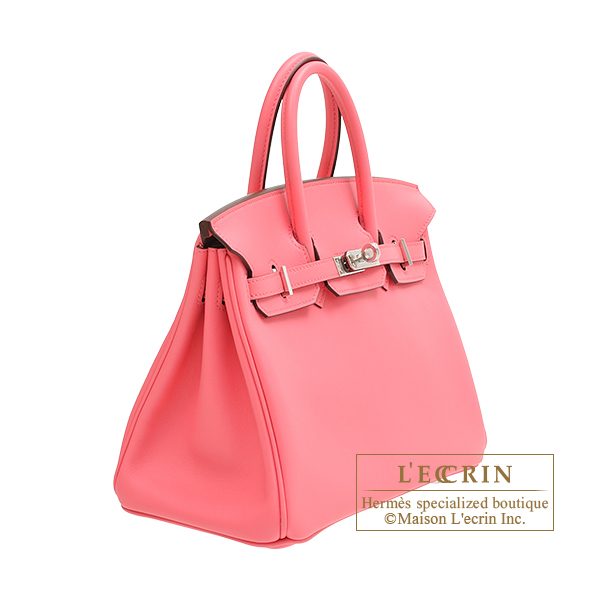 エルメス バーキン25 ローズアザレ スイフト シルバー金具 | エルメス