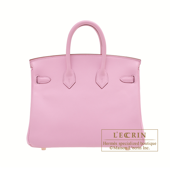 エルメス バーキン25 モーヴシルベストル スイフト ローズゴールド金具