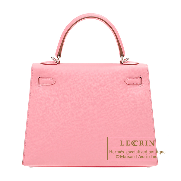 エルメス ケリー25/外縫い ローズコンフェッティ ヴォーエプソン