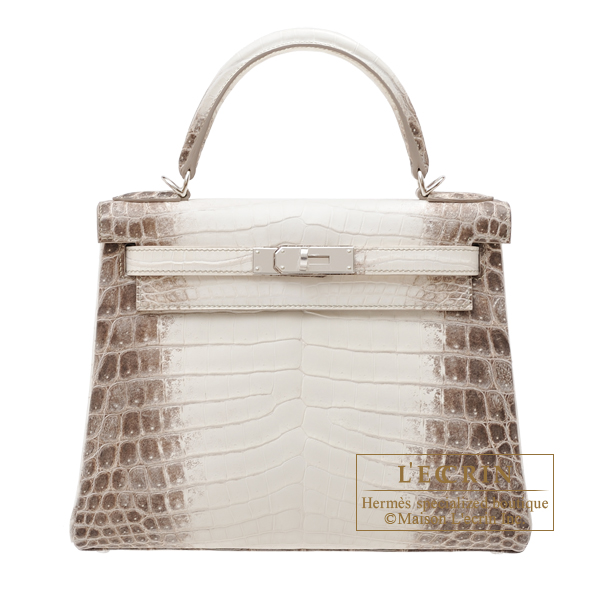 エルメス ケリー28/内縫い ヒマラヤ クロコダイル ニロティカスマット