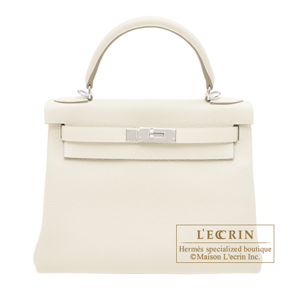 エルメス ケリー28/内縫い クレ トゴ シルバー金具 | エルメス