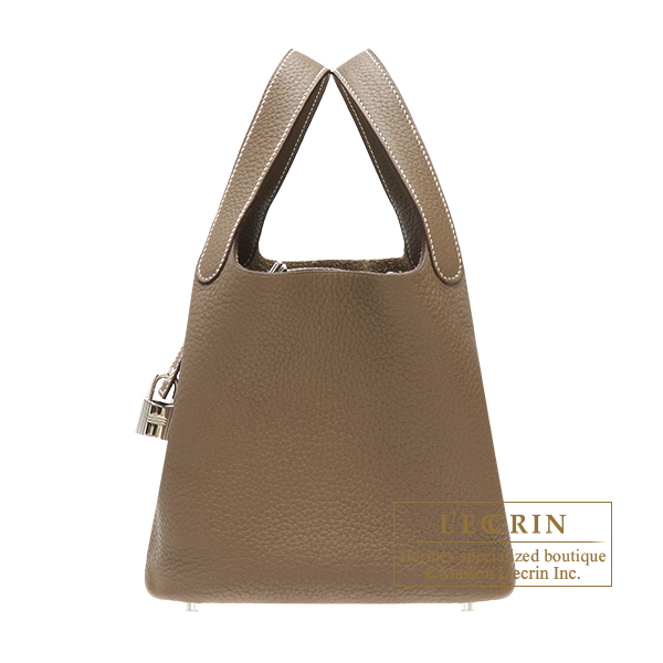 エルメス ピコタンロック18/PM エトゥープ トリヨンクレマンス