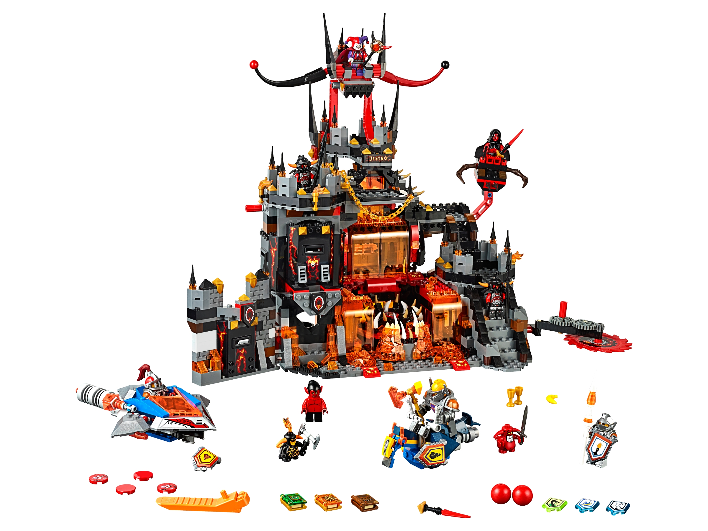 Jestro's Volcano Lair 70323 | NEXO KNIGHTS™ | Buy online at the