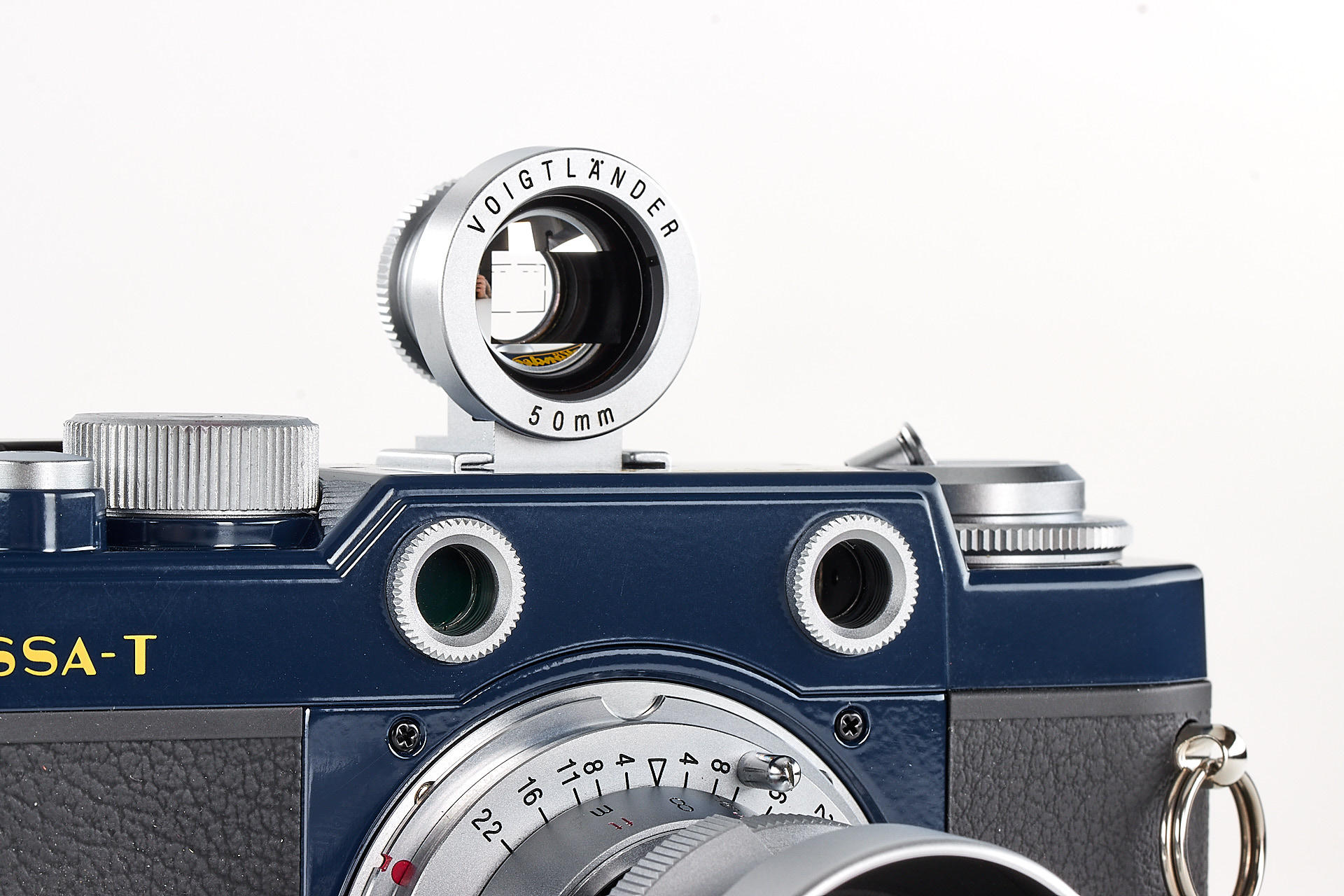 Voigtländer Bessa-T '101 Jahre Heliar' navy blue | AI_40_40254
