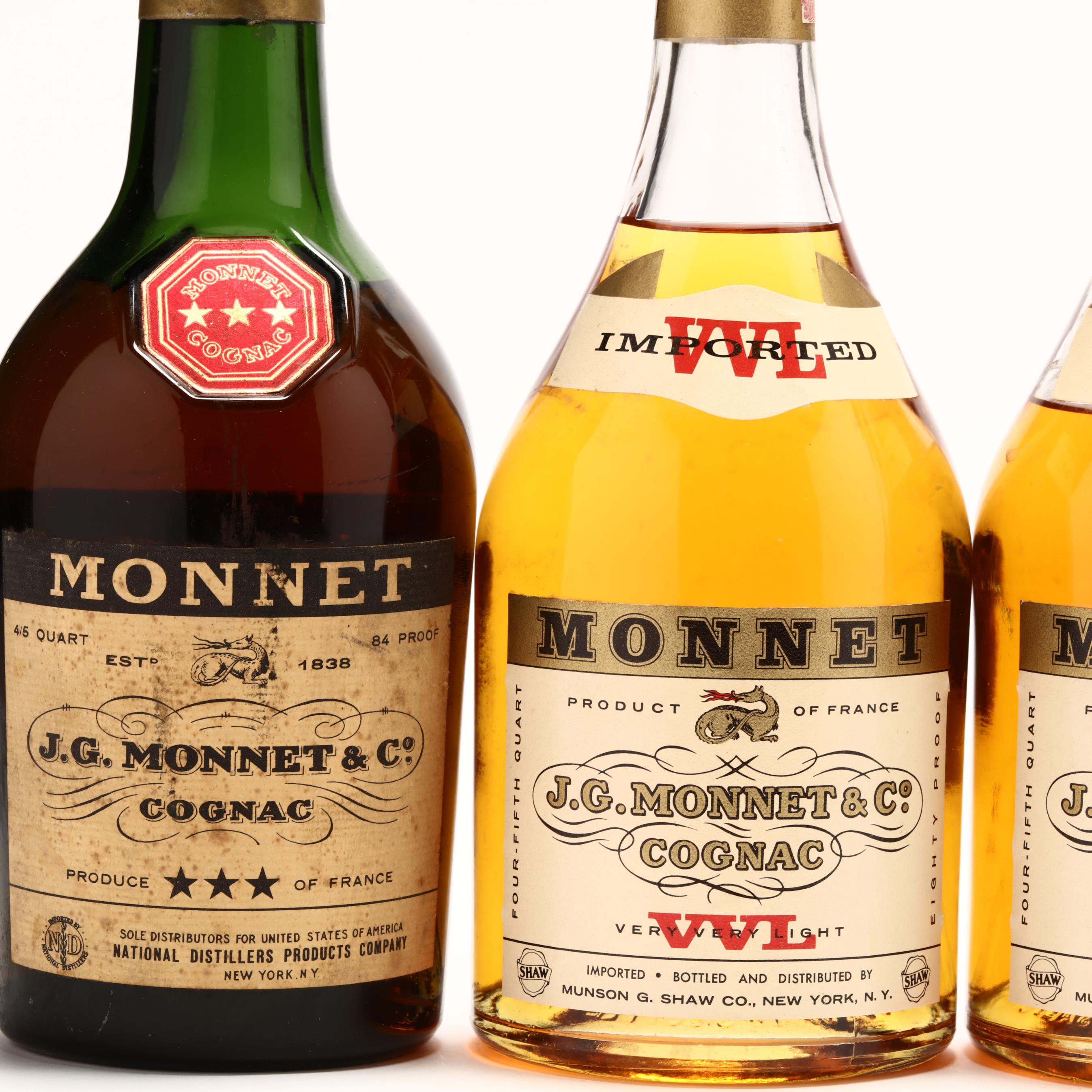 J.G. Monnet & Co. Cognac (Lot 1003 - Rare SpiritsFeb 5, 2021, 12:00pm)