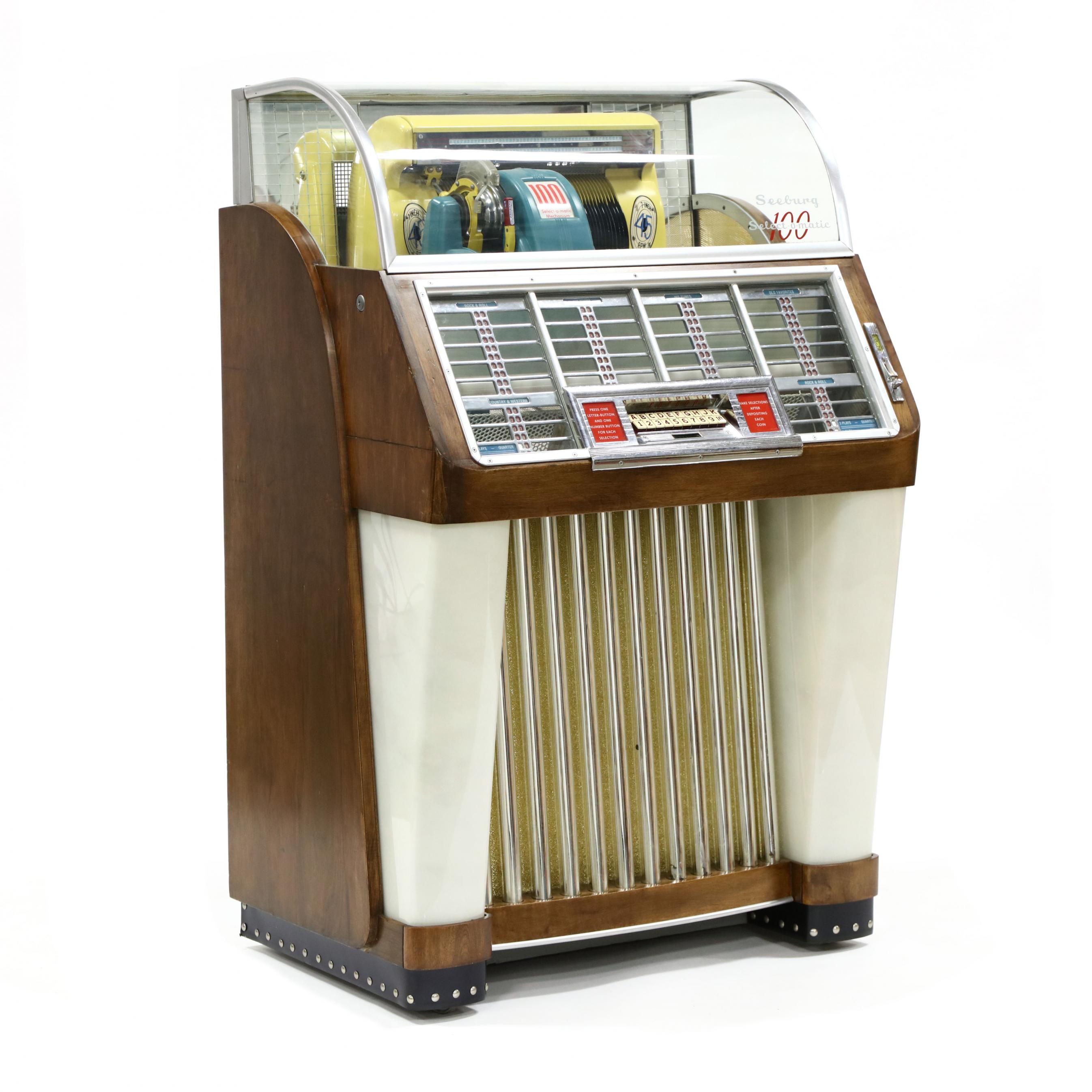 Restored Seeburg 100 Select-o-matic Jukebox (Lot 2315 - Modern Art