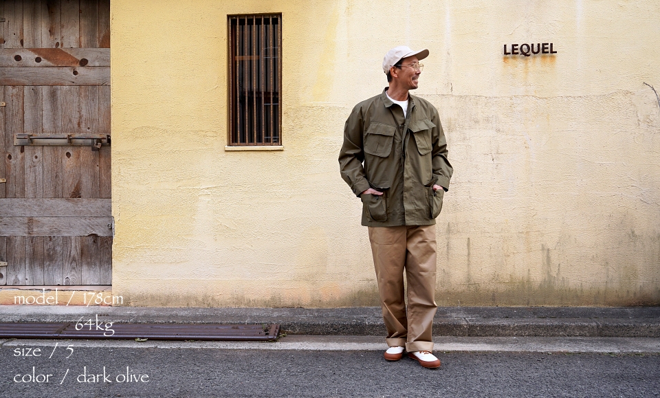 CIOTA シオタ Jungle Fatigue Jacket (Rip-stop) 商品詳細｜LEQUEL