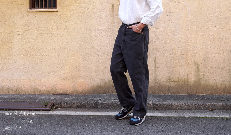 CIOTA シオタ Denim Painter Pants ＜ミディアムブラック＞ 商品詳細