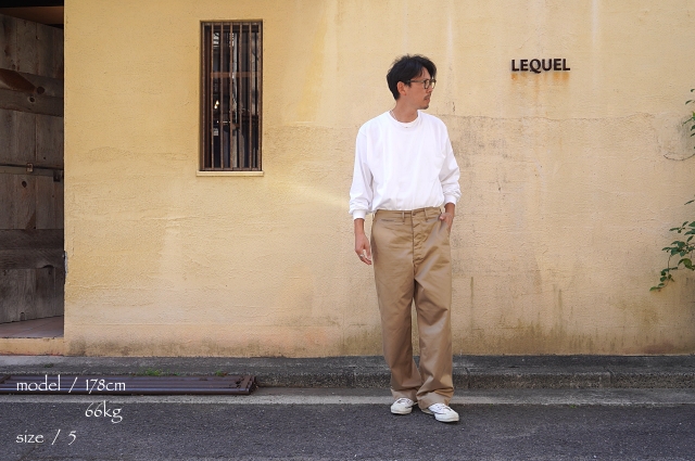CIOTA シオタ Weapon Chino Cloth Pants（41 khaki） ＜ベージュ