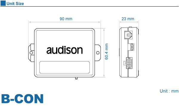 audison オーディソン B-CON（Bluetoothレシーバ） ｜ ルロワ