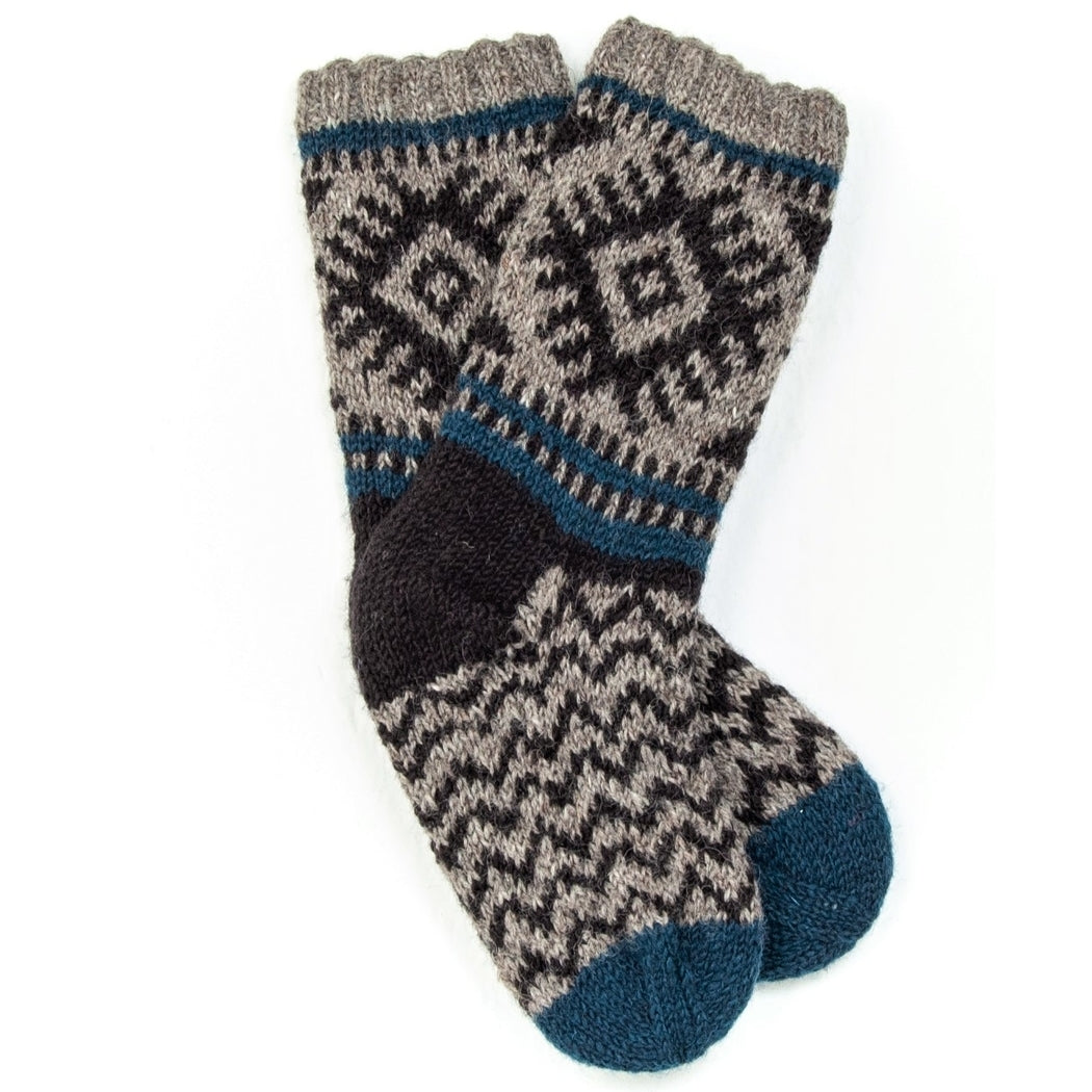 Men's Socks by Lost Horizons - 100% Handmade Wool Fair Trade