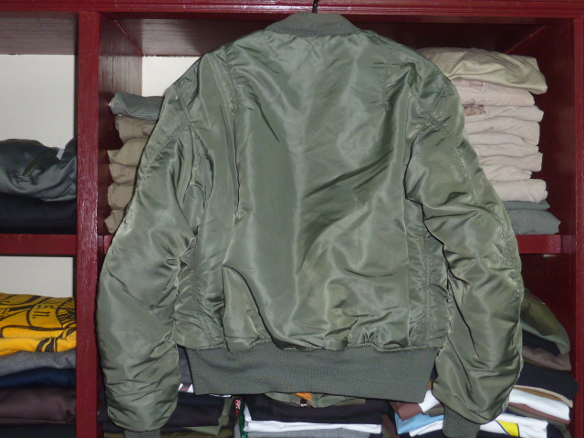米軍実物,USAF MA-1 フライトジャケット 1965 L フライトジャケット