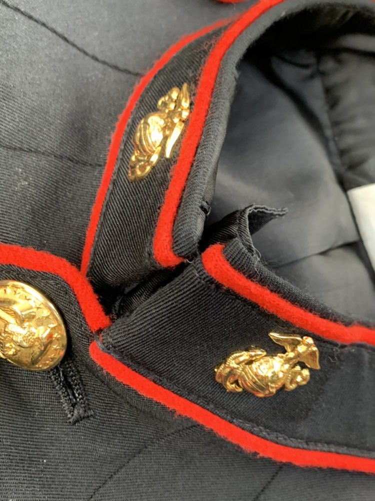 米海兵隊実物 USMC ブルードレス 42S 制服/ドレス.（シャツ・パンツ
