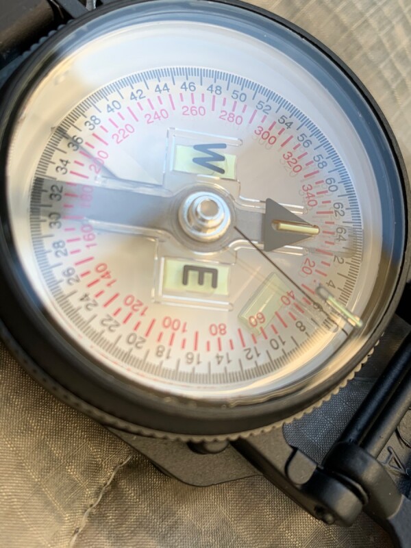 米軍実物 CAMMENGA レンザティック コンパス アウトドア