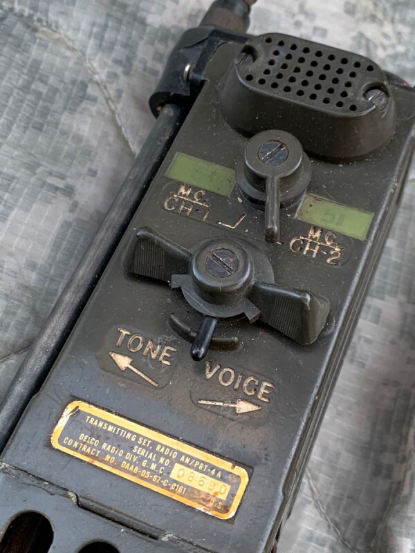 米軍実物 ベトナム 無線 AN/PRT-4 AN/PRR-9 部品・パーツ