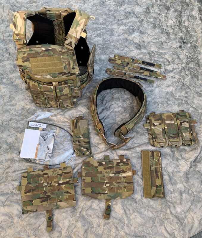 激レア 米軍放出品 CRYE PRECISIONM AVS MBAV プレートキャリア セット