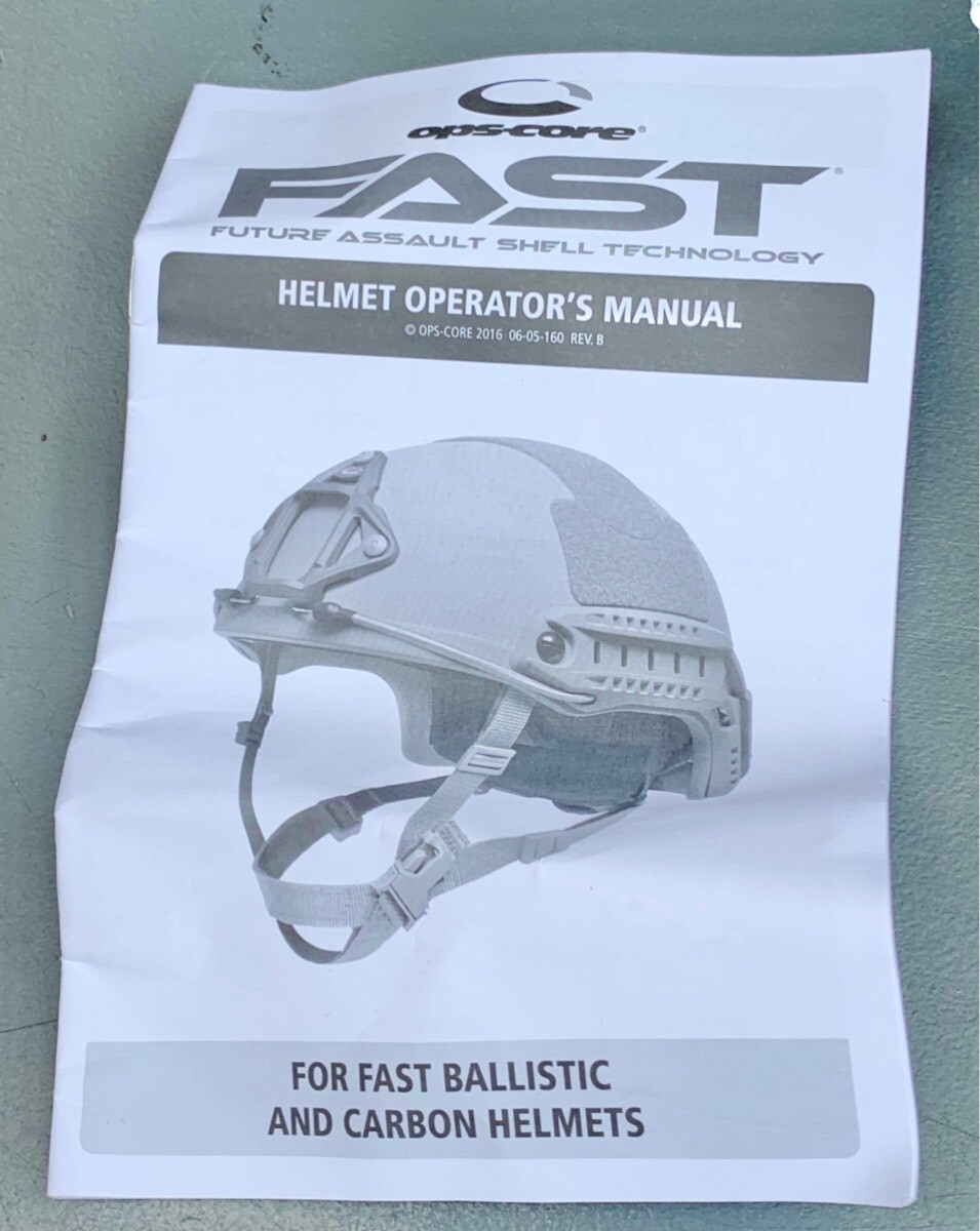 米軍実物 OPS-CORE FAST CARBON HIGH CUT ヘルメット L ヘルメット