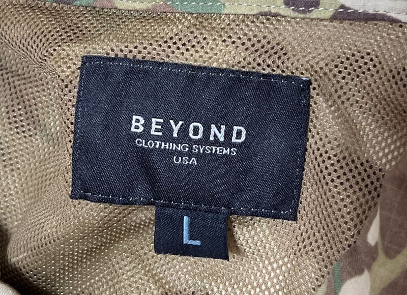 米軍実物 BEYOND CLOTHING SYSTEMS コンバットシャツ LARGE マルチカム