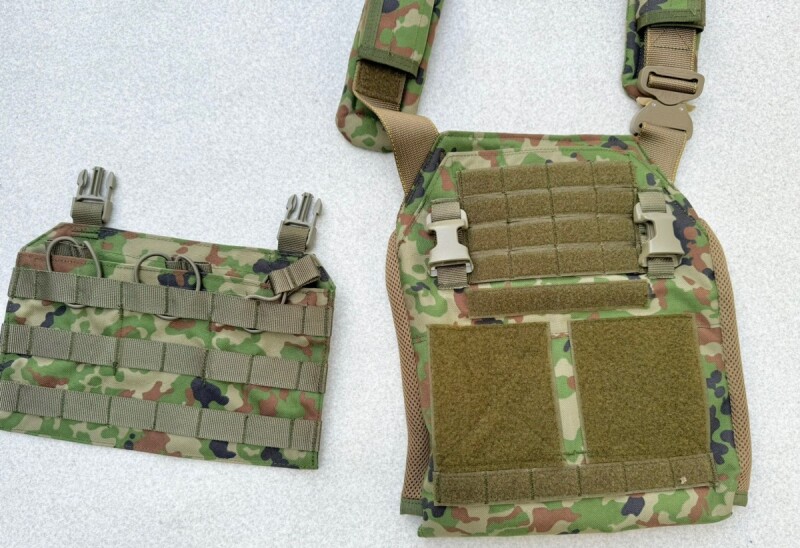 陸上自衛隊 新型オードナンス 陸自迷彩パターン プレートキャリア L