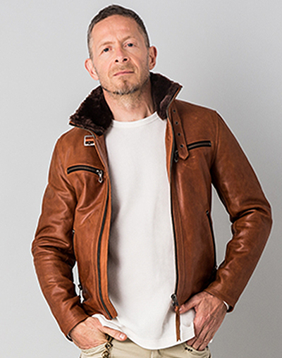 COW HIDE BROWN - レザージャケット 革ジャン 本革専門通販 リューグー