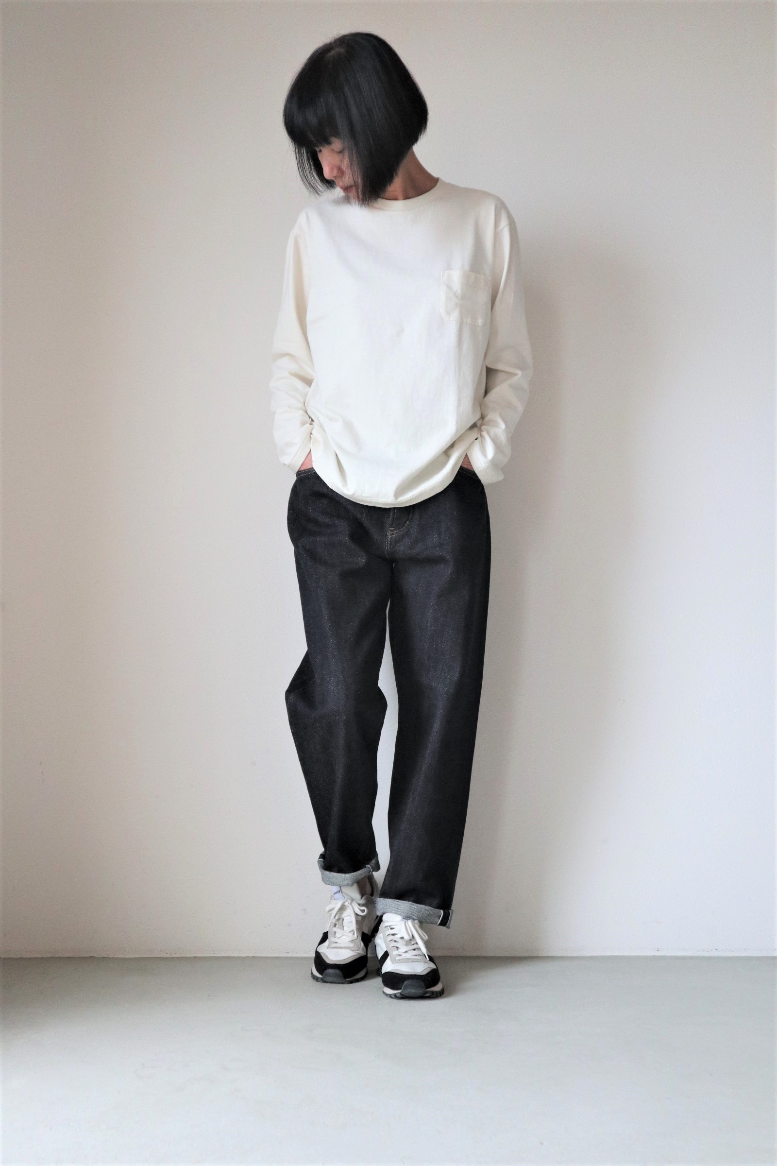 YAECA取扱店 ヤエカ通販 YAECA/デニムワイドテーパード9-12W