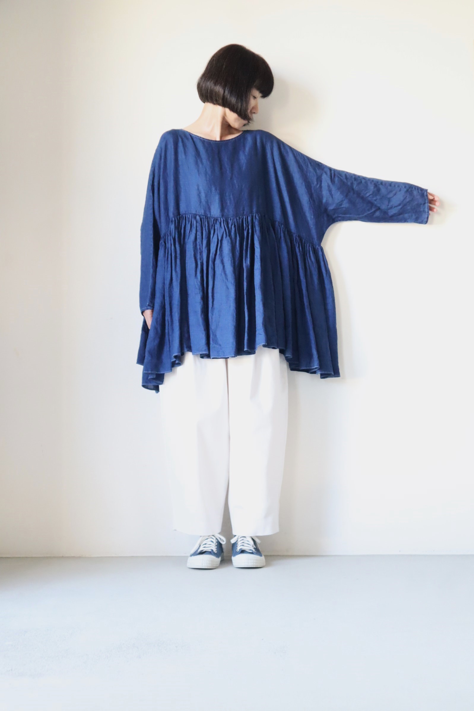 ŠP正規取扱店 エシュペー公式通販 ŠP/エシュペー/INDIGO LINEN / WIDE