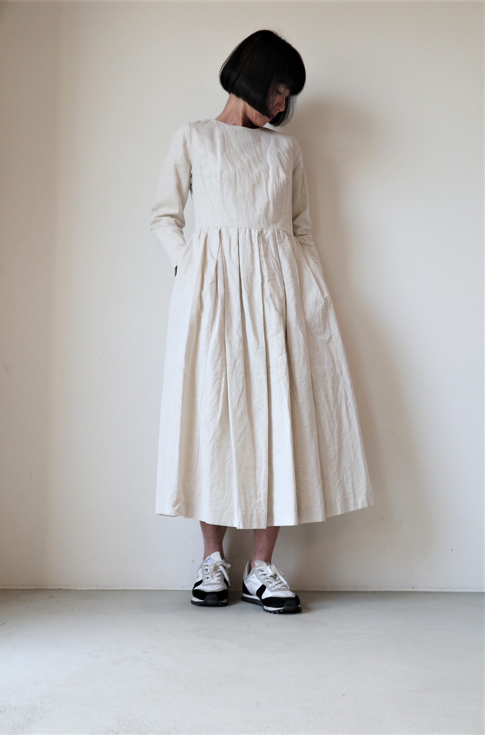 YAECA通販 ヤエカ取扱店 YAECA WRITE/タックドレス lien（リアン