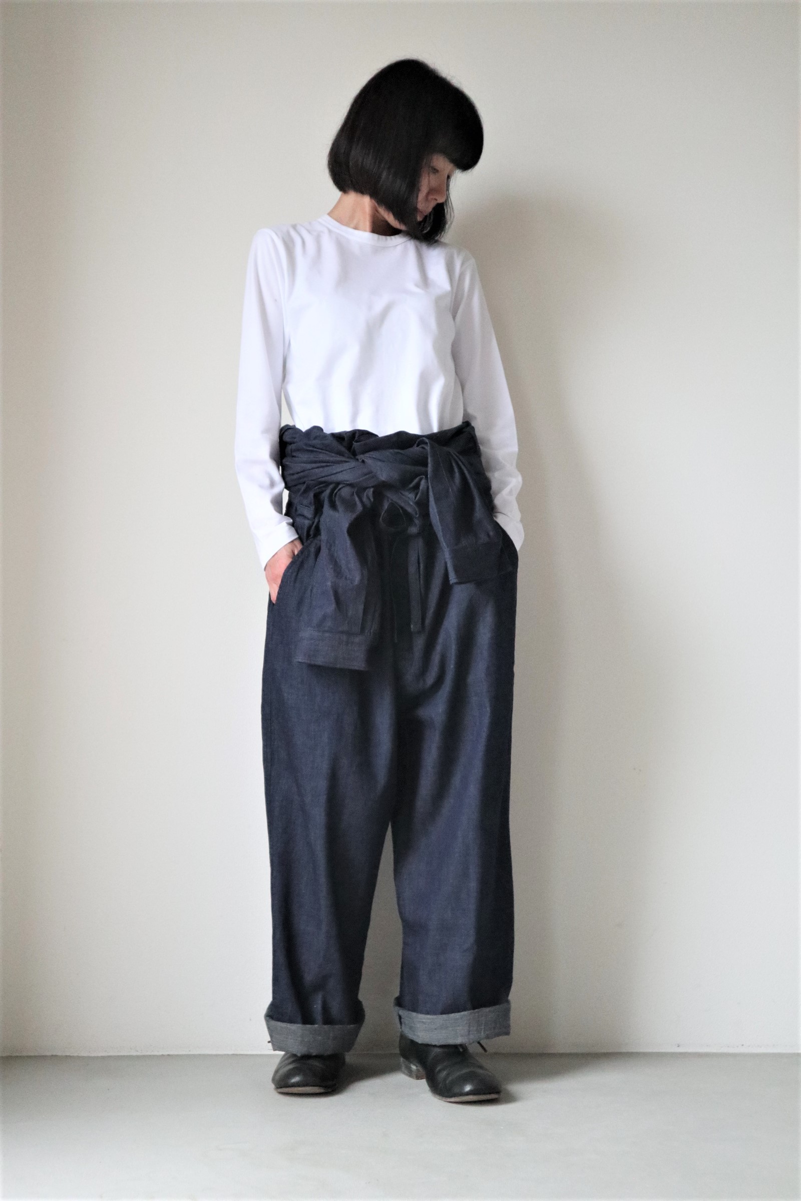 TOUJOURS取扱店 トゥジュ―取扱店 TOUJOURS/Loose Fit String All-in