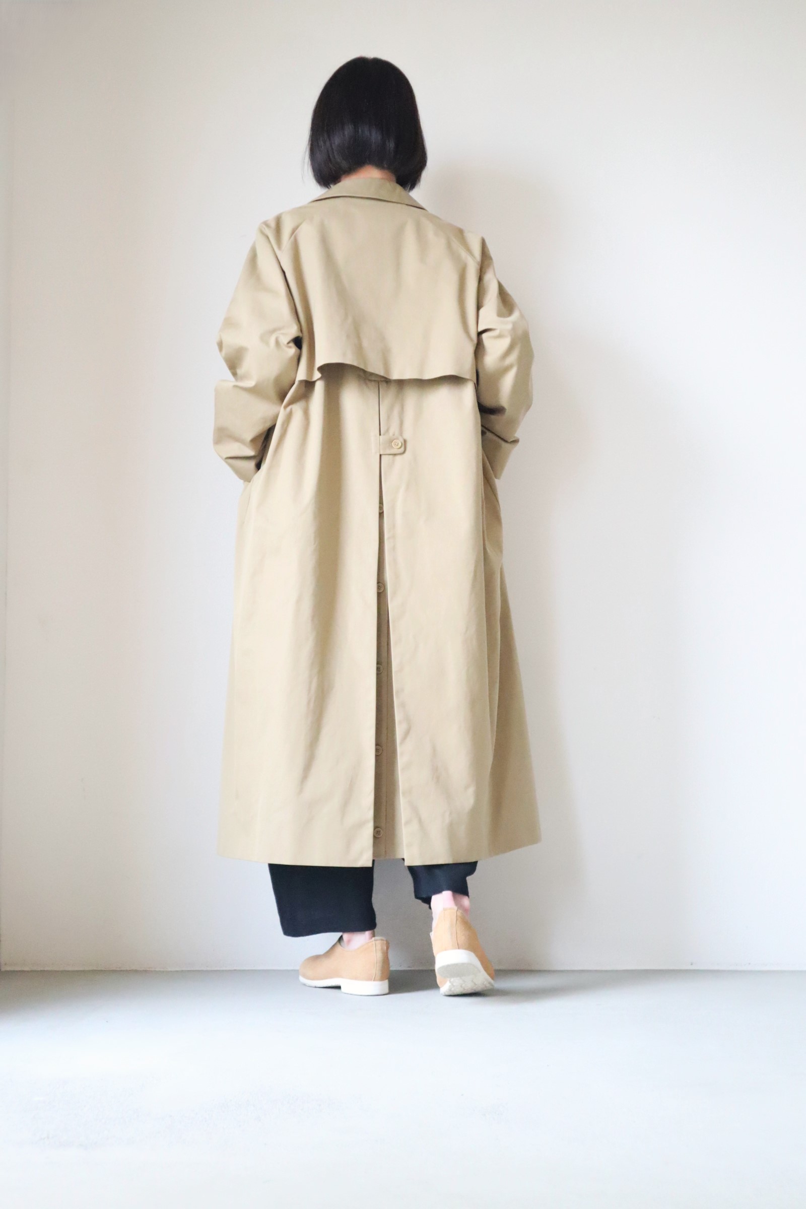 YAECA公式通販 ヤエカ正規取扱店 YAECA/ステンカラーコート ロング