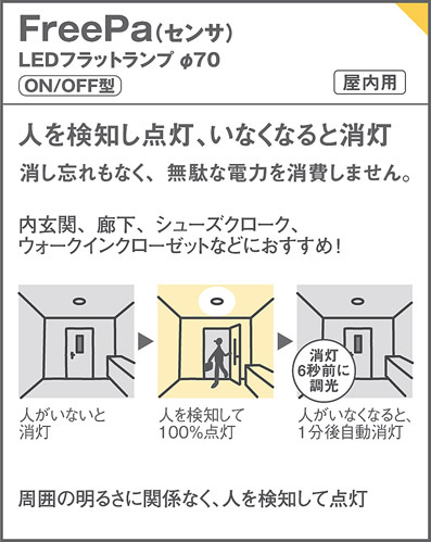 Panasonic ダウンライト XAD3100VCS1 | 商品紹介 | 照明器具の通信販売