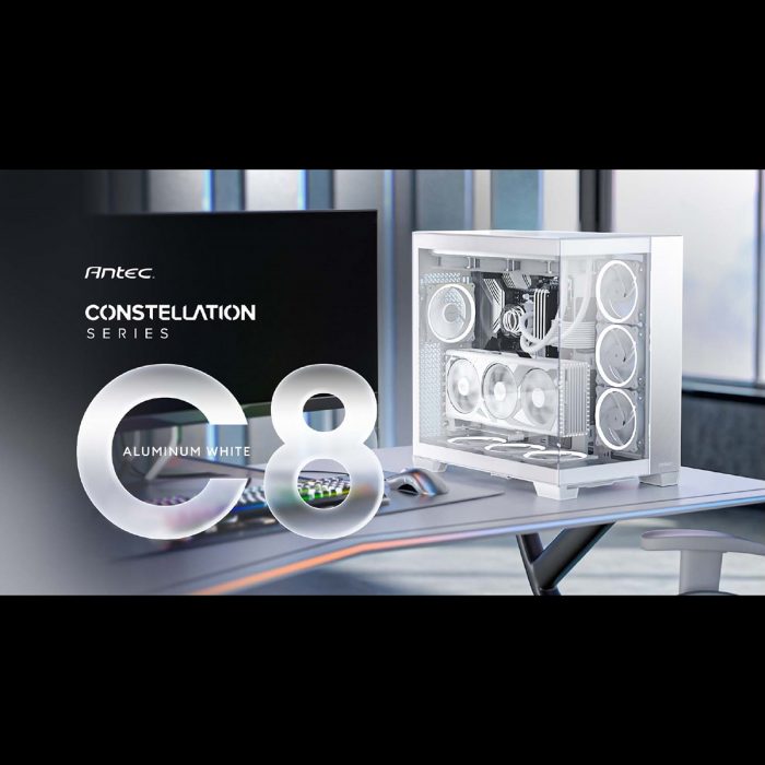 Antec、フロント部分にシックなアルミ製パネルを搭載した冷却型