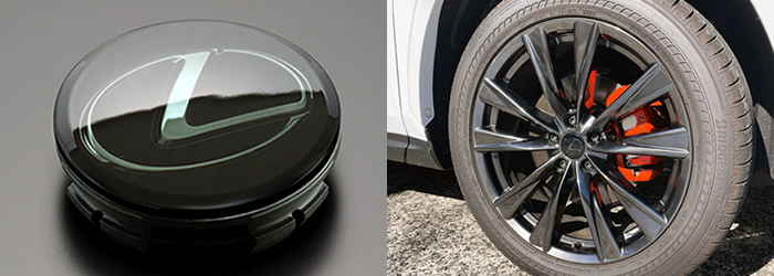 レクサスNX 20系専用 ソリッドカラーホイールキャップの販売ページです